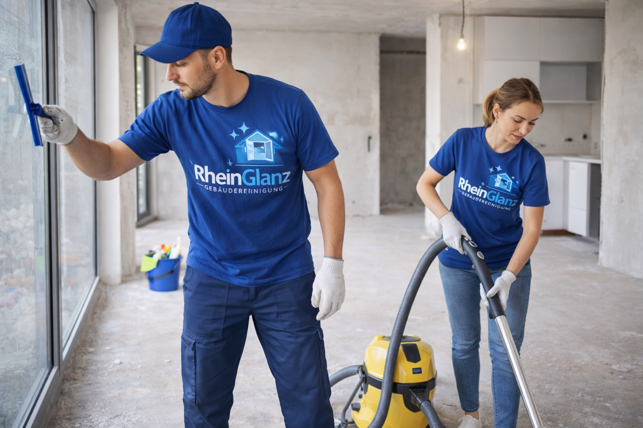 RheinGlanz Team bei der Arbeit